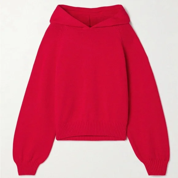 La Ligne Jill Hoodie Women's- Red, Small NWT - Picture 2 of 8